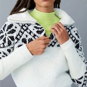 Anthropologie Pilcro Maia Quarter-Zip Pullover Sweater Size XS